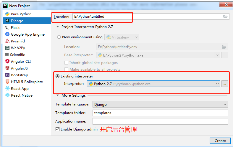 python、基础技术、技术与框架Pycharm+Django手把手入门实战教程1-项目创建插图1